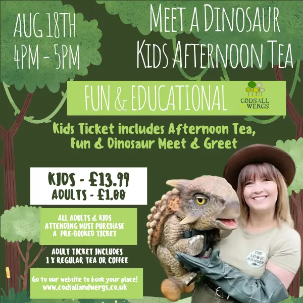Meet a Dinosaur  Tea Party